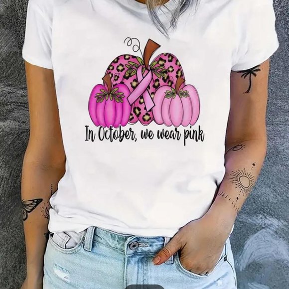 Breast Cancer Awareness 🎀  Graphic T-shirt. Size XL - Picture 1 of 1